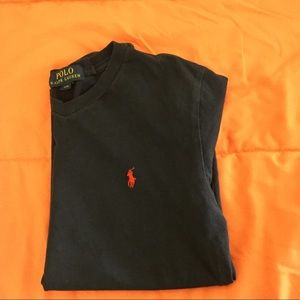 Blue kids polo shirt